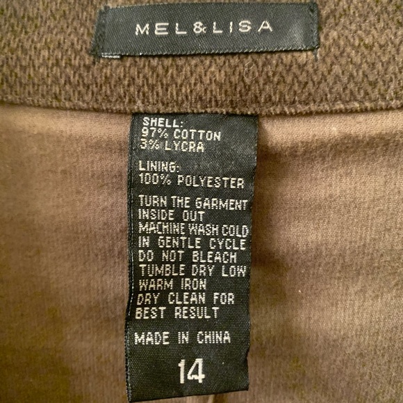 Mel & Lisa button down, sz 14, NWOT $169.00 - Picture 2 of 16